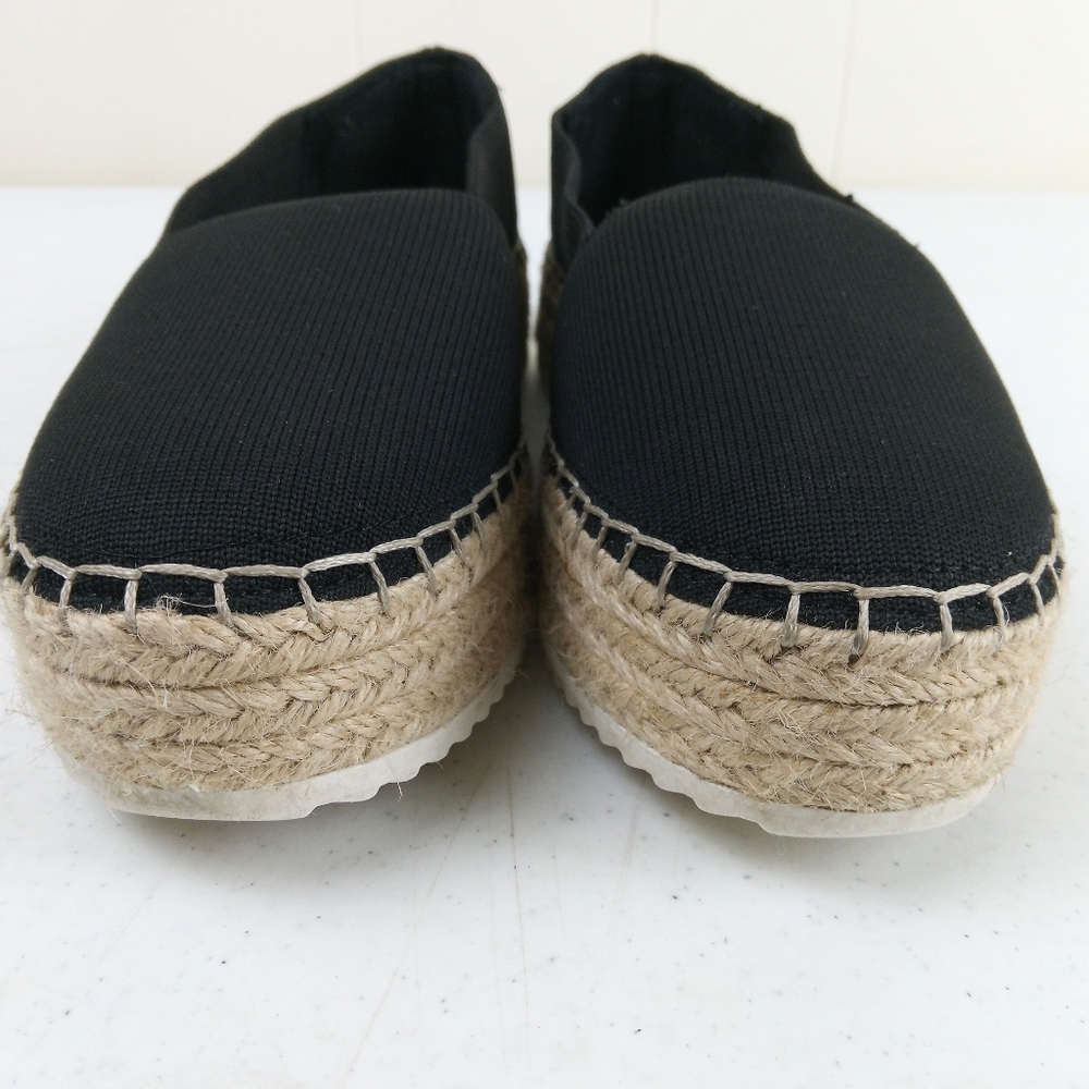 Gianni Bini Black Espadrille Platform Slip-On Shoes Size 7.5 - Picture 2 of 10